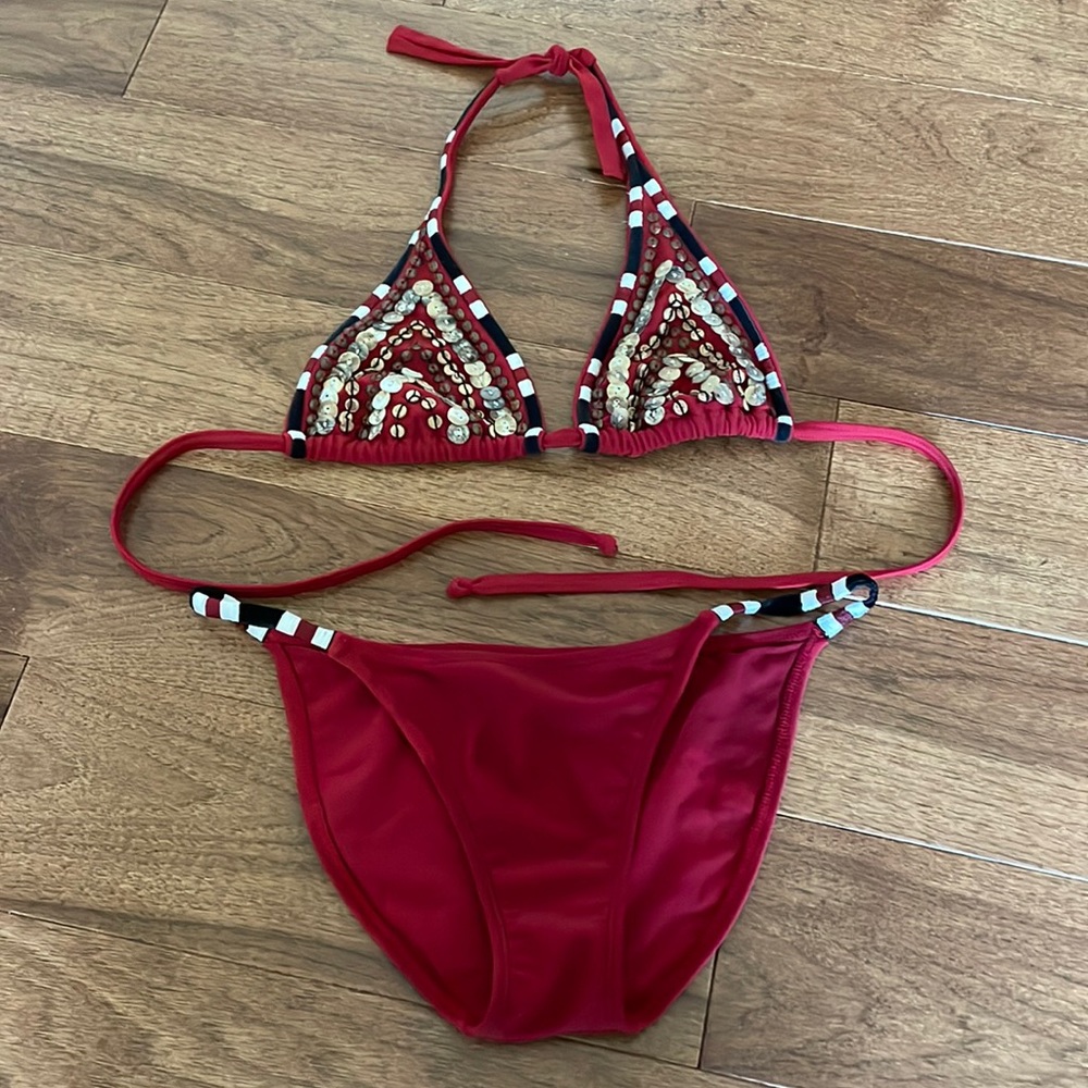 Vix embellished bikini. S. Price is Firm